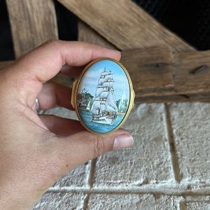 A Halcyon Days Enamel Box, Culver Summer Naval School